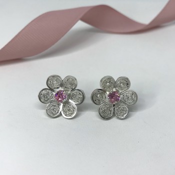 Aretes Flor en Filigrana de...