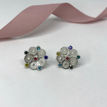 Aretes Flor en Filigrana de...