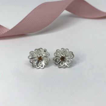Aretes Flor en Filigrana de...