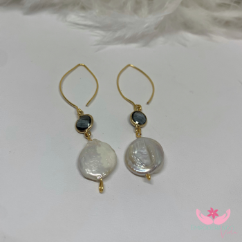 Aretes Perlas Barrocas (Alba)